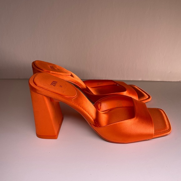 Zara sateen mules - Picture 8 of 9